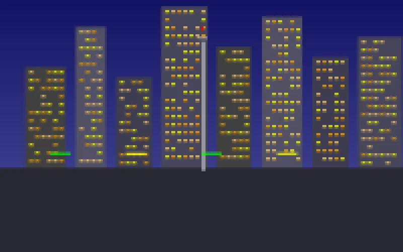 澳门新葡京像素风格澳门城市夜景